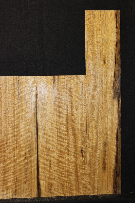 Figured limba / korina tenor ukulele back and side set.
