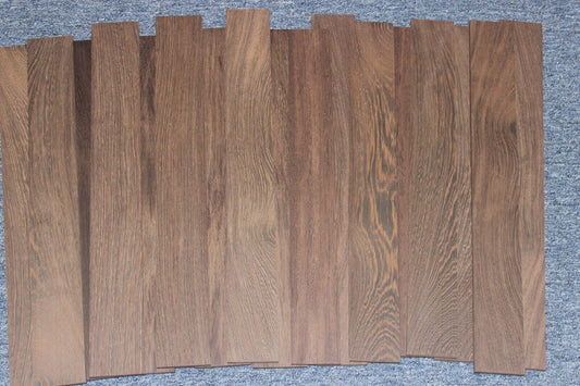 Second grade wenge fingerboard blanks, sold individually.