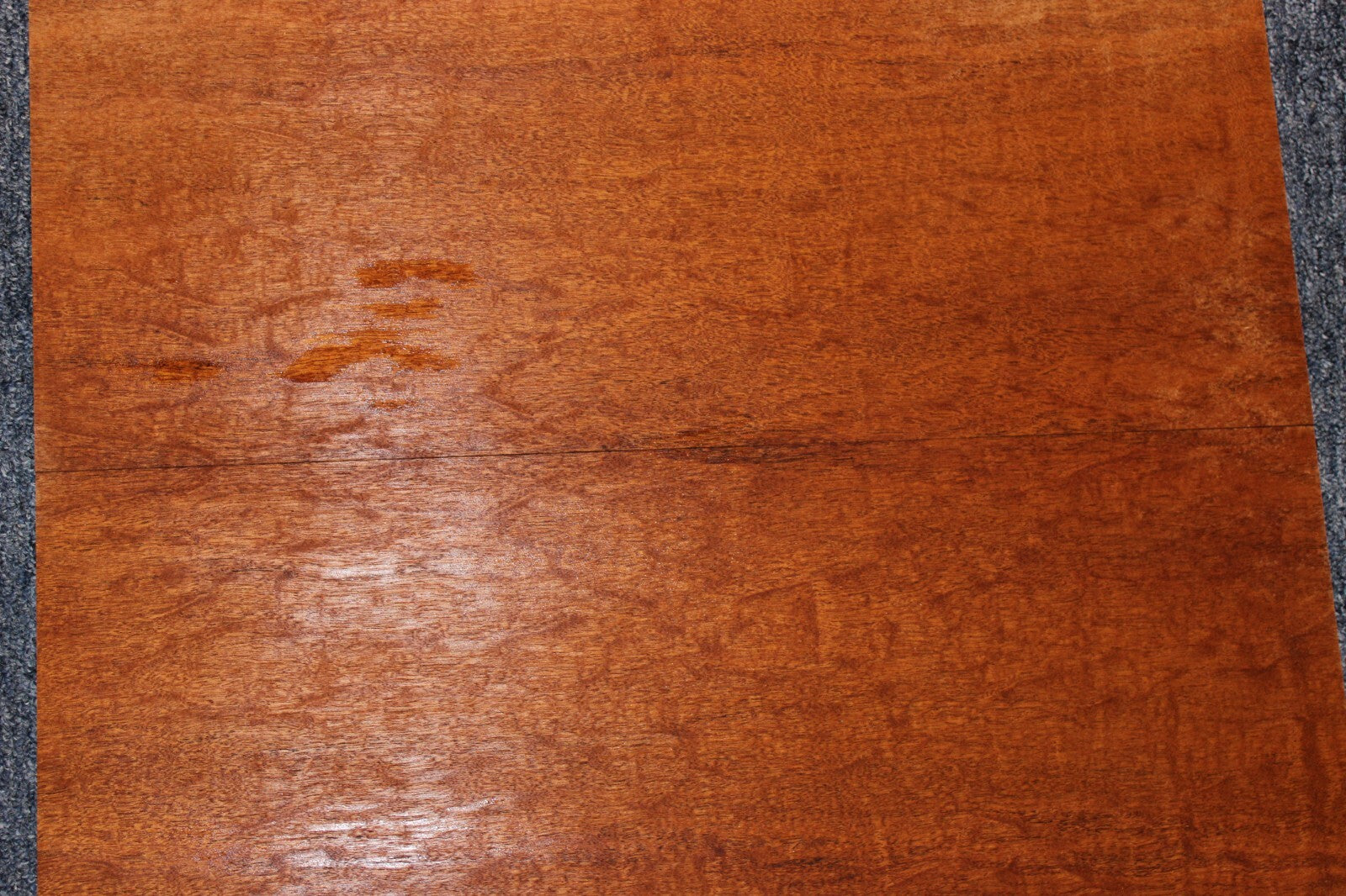Figured genuine mahogany guitar back and side set.