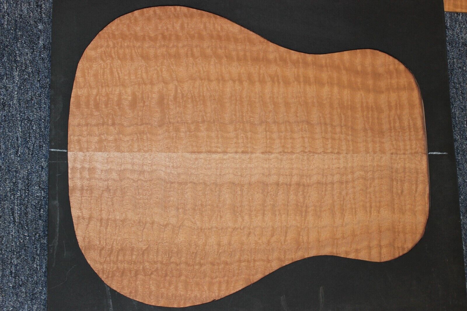 Quilted sapele mahogany dreadnought back and side set. Master grade, stunning!