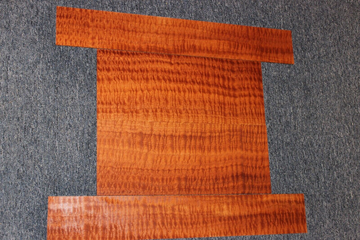 Quilted sapele mahogany dreadnought back and side set. Master grade, stunning!