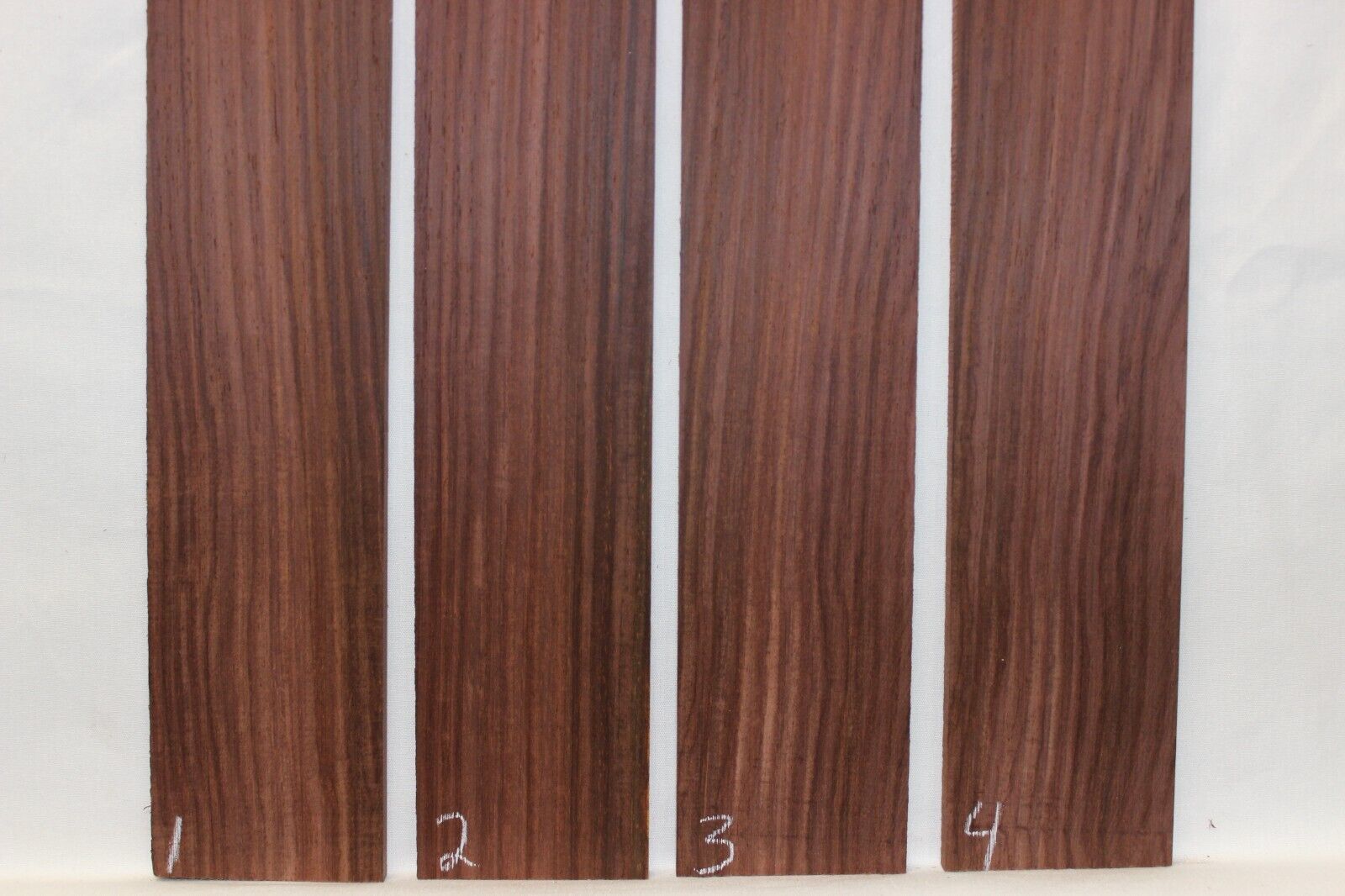 Cocobolo rosewood guitar fingerboard blank.  Sold individually