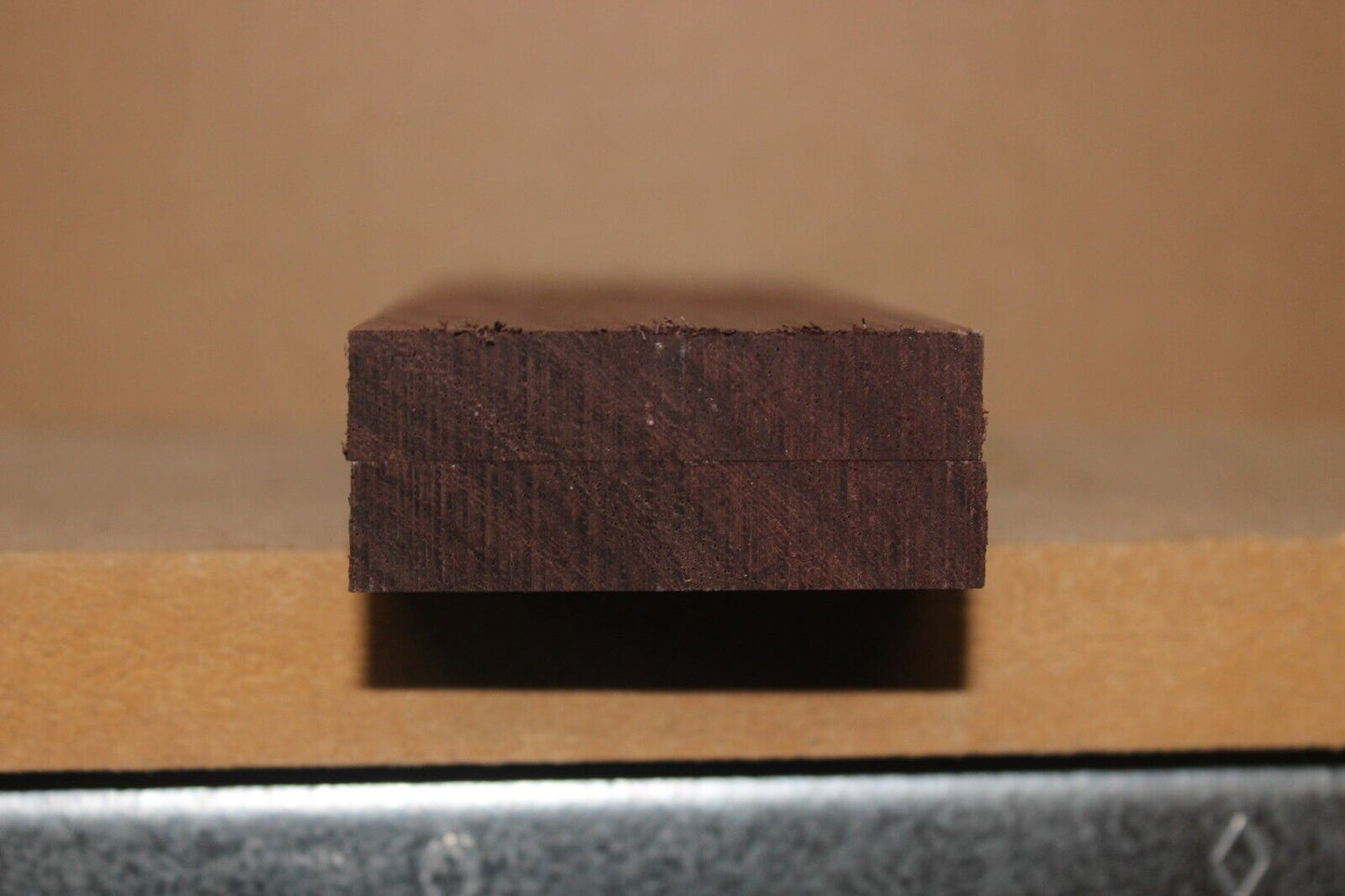 East Indian rosewood knife scale, gun grip. 5.75  X 2 X 3/8"