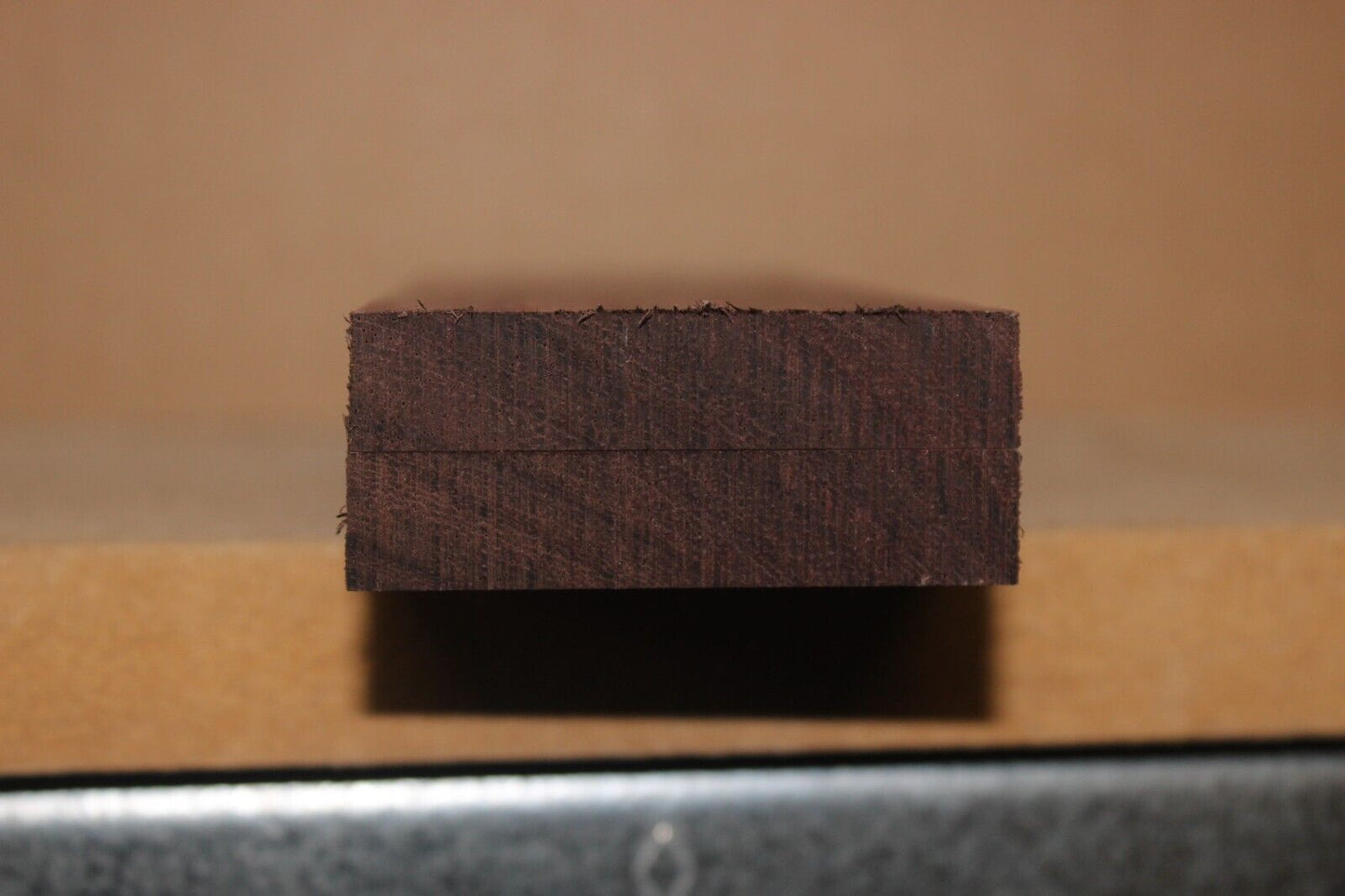 East Indian rosewood knife scale, gun grip. 5.75  X 2 X 3/8"
