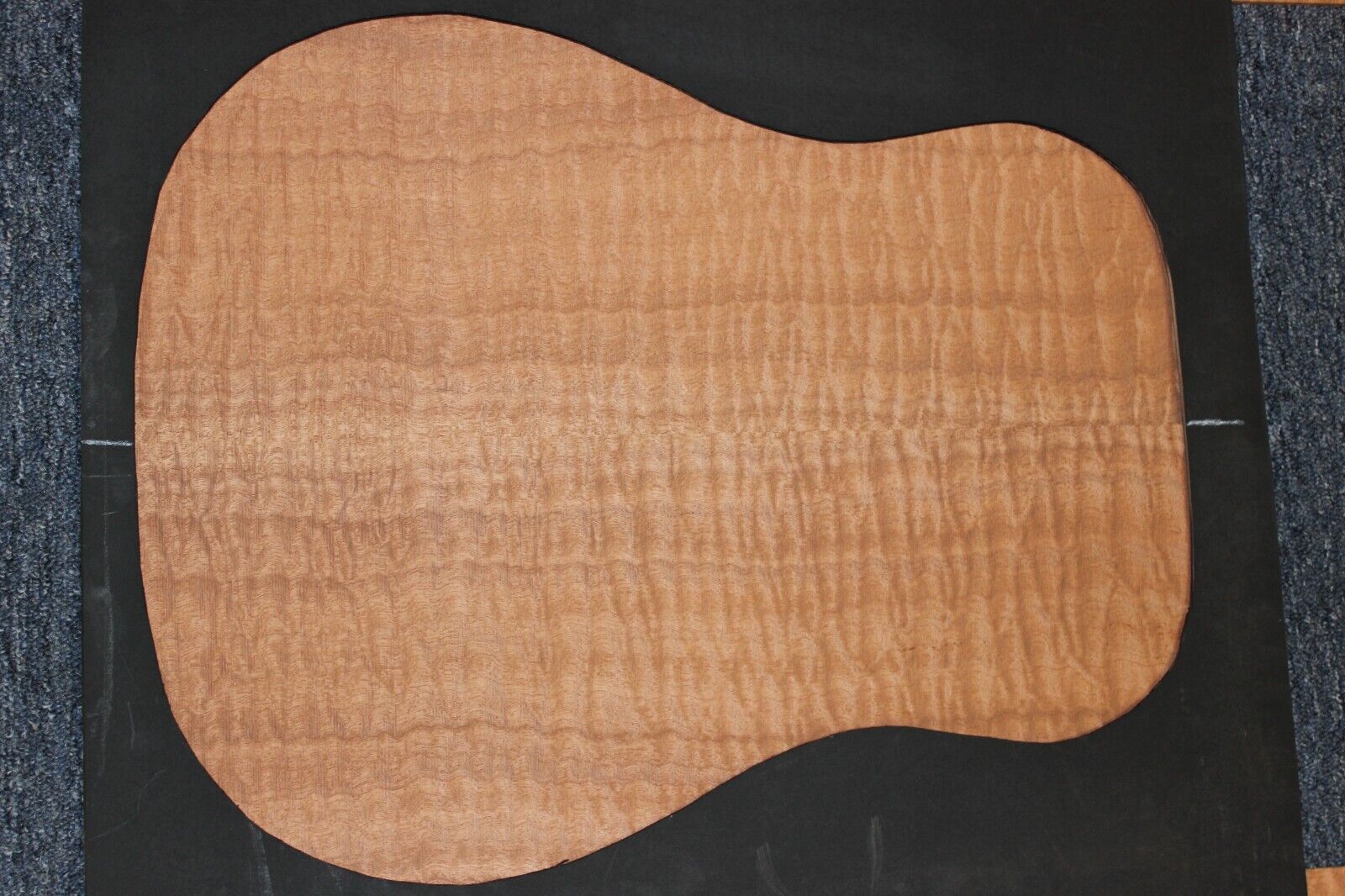 Quilted sapele mahogany dreadnought back and side set. Master grade, stunning!