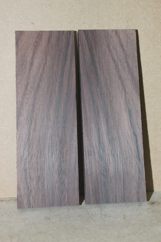 East Indian rosewood knife scale, gun grip. 5.75  X 2 X 3/8"