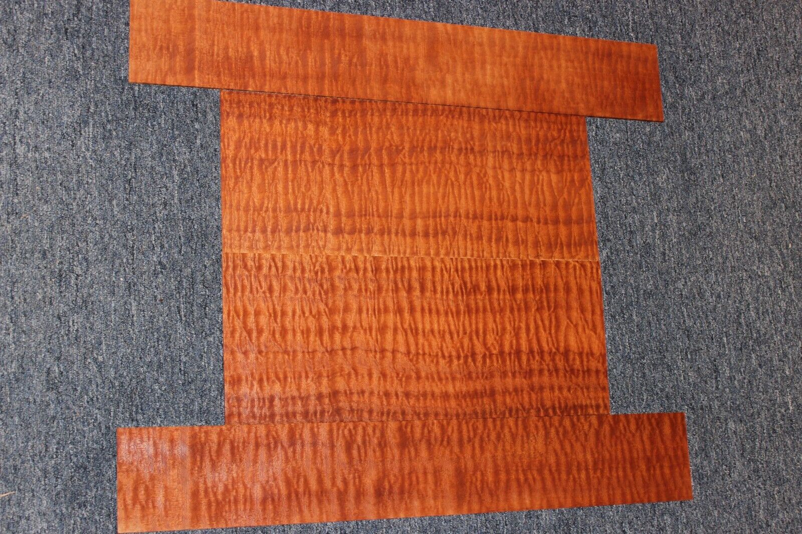Quilted sapele mahogany dreadnought back and side set. Master grade, stunning!