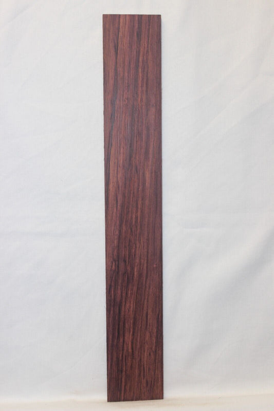 Madagascar rosewood guitar fingerboard blank.