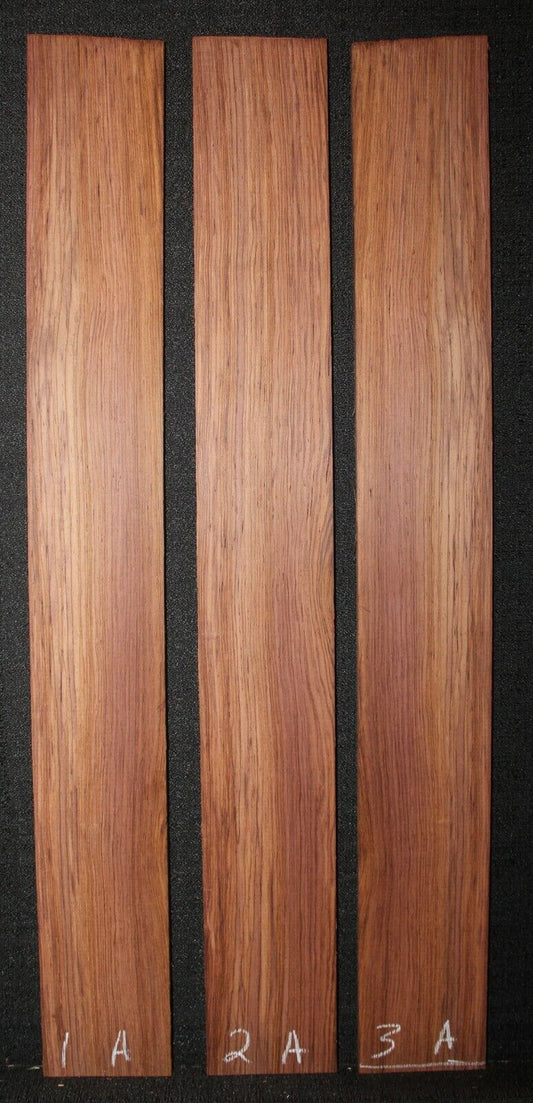 Madagascar rosewood guitar fingerboard blank. Quarter sawn, sold individually 