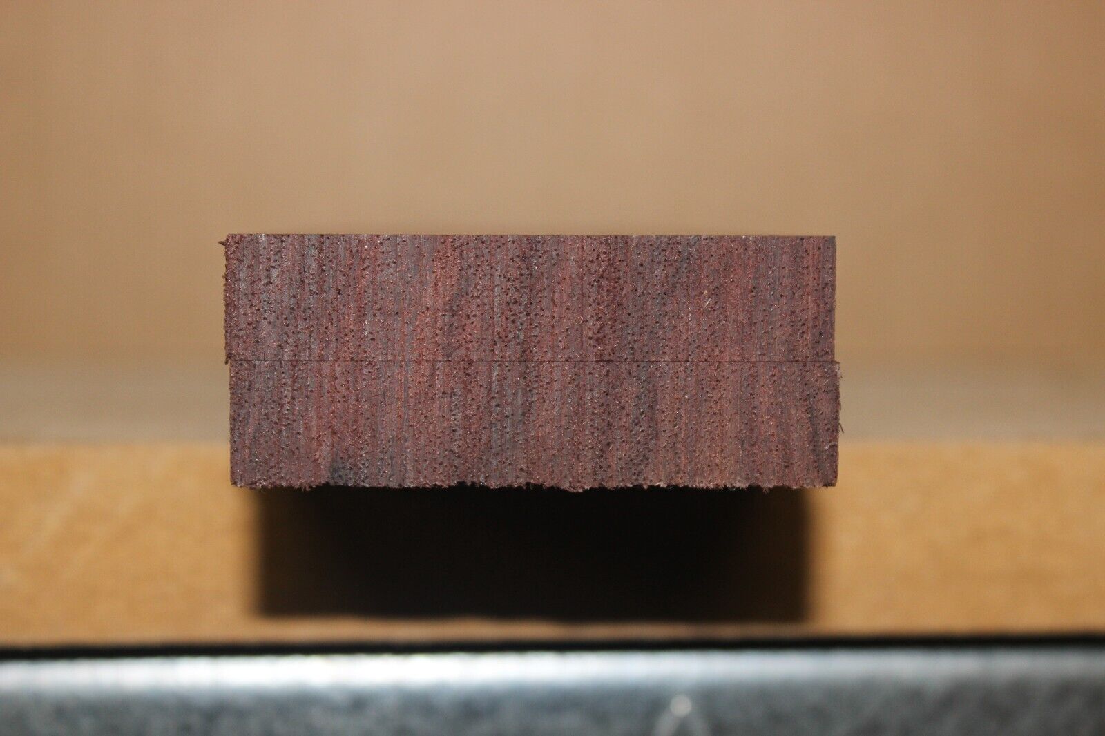 East Indian rosewood knife scale, gun grip. 5.75  X 2 X 3/8"