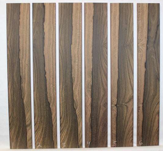 Ziricote guitar fingerboard blank. 3" wide blanks, sold individually