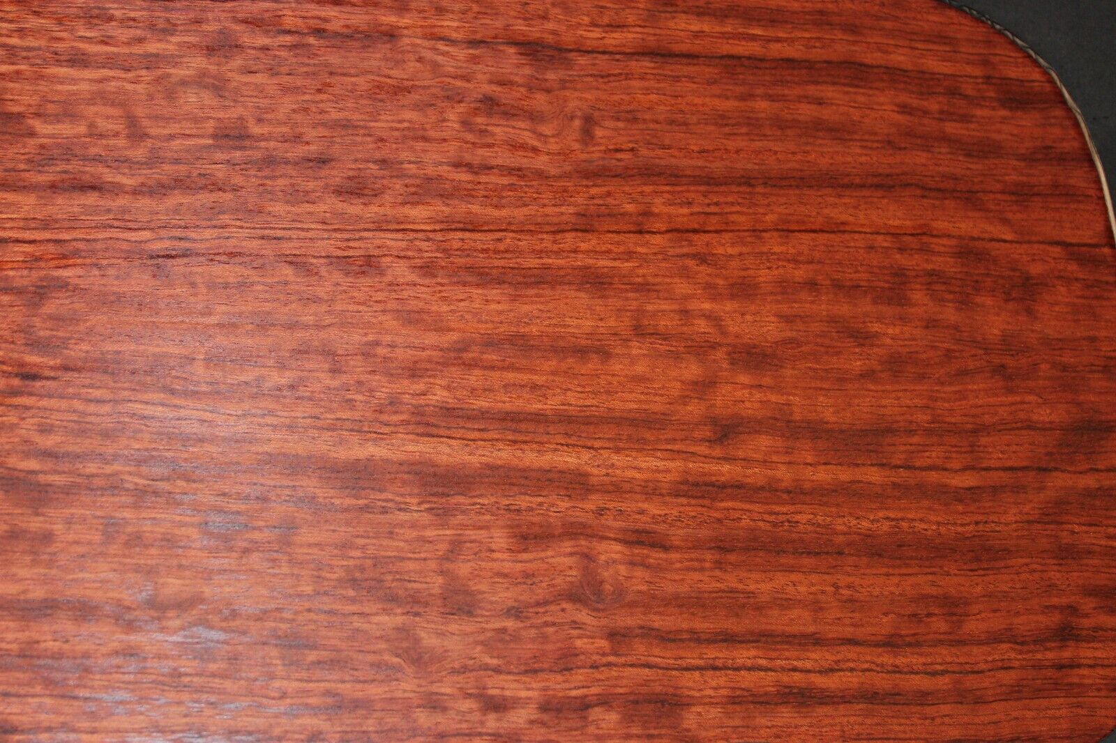 Figured bubinga dreadnought acoustic guitar back & side set. Fantastic color.