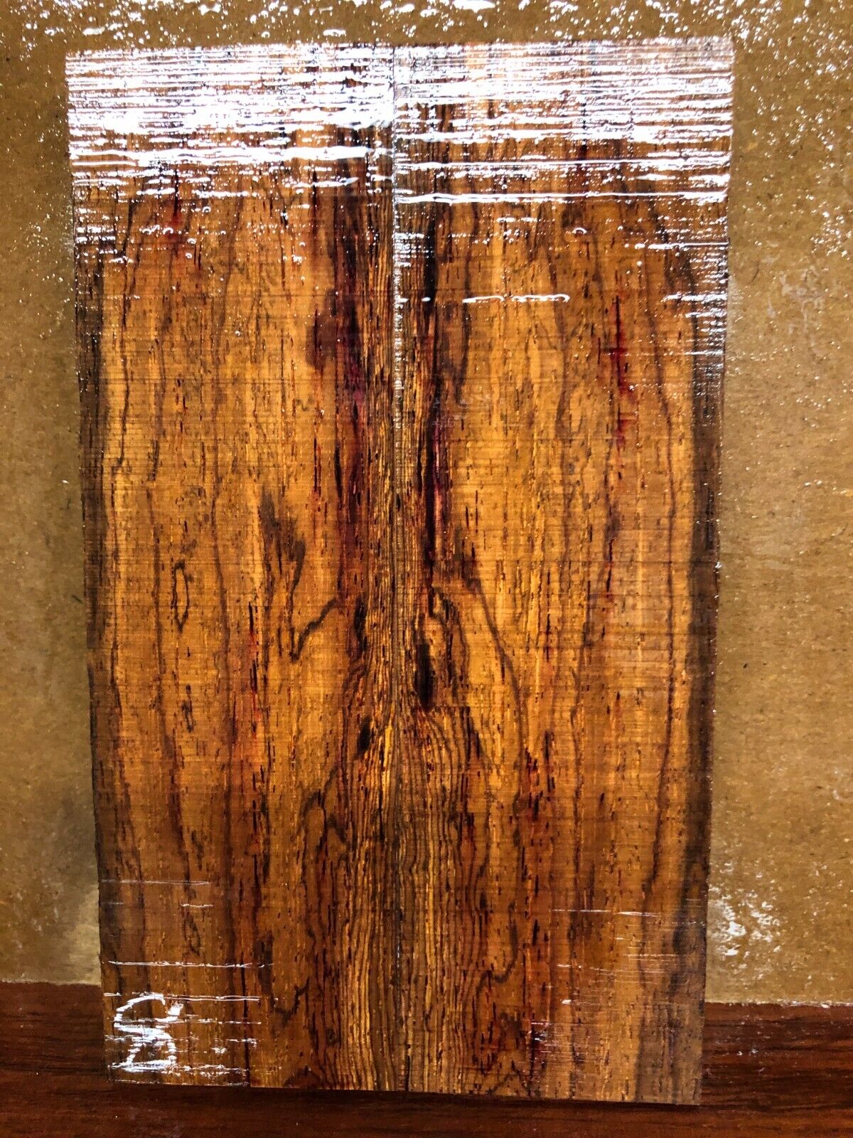 Cocobolo knife scale, gun grip.  6 X 1.75 X 0.42" you pick the set you want.