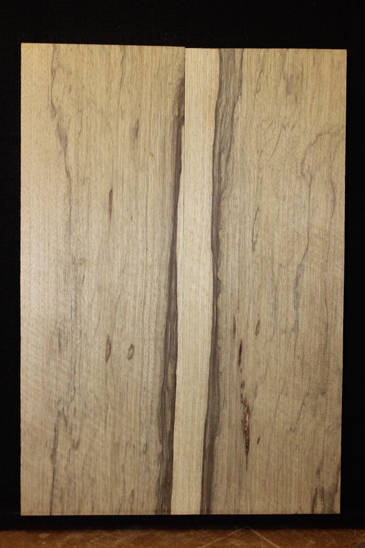 Black limba AKA korina guitar body blank 2 piece UN-GLUED. 1/4 saw, curly.