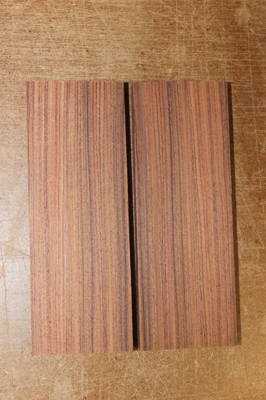 Pau ferro AKA Bolivian rosewood  knife scale, gun grip.  5.5  X 2 X 3/8"