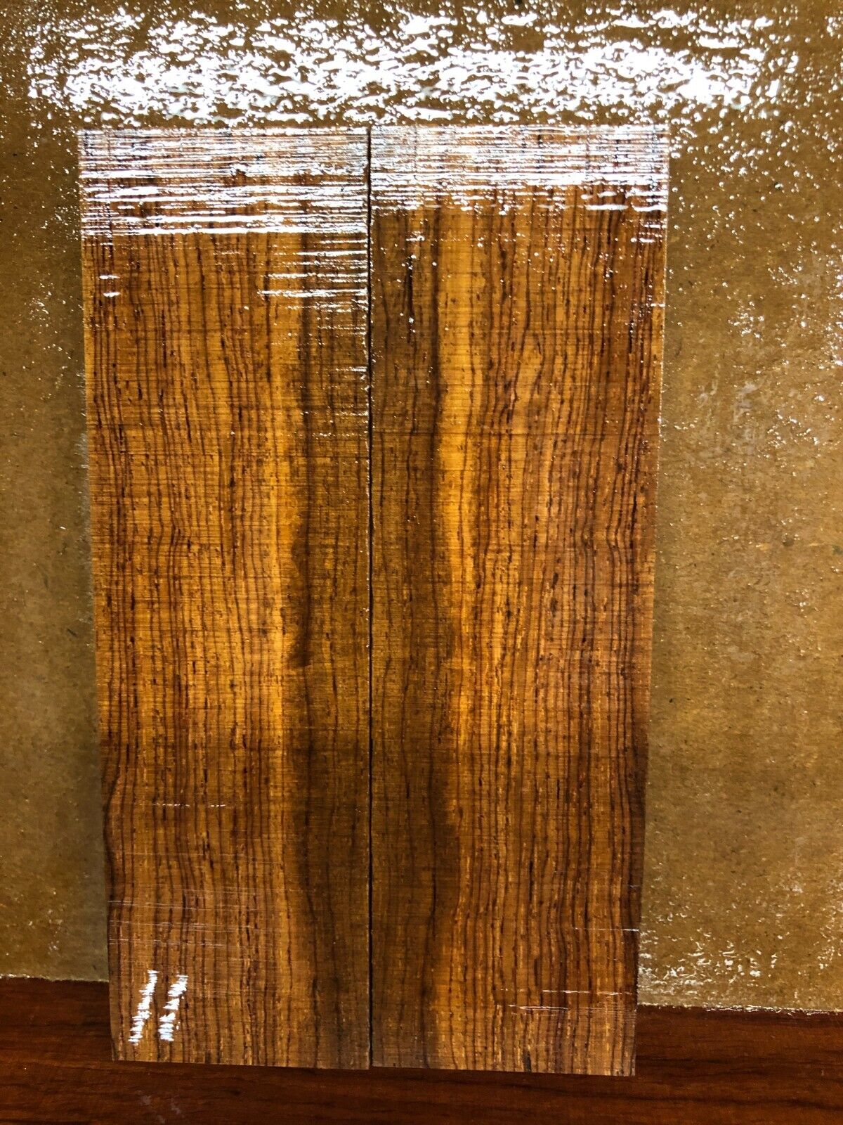 Cocobolo knife scale, gun grip.  6 X 1.75 X 0.42" you pick the set you want.