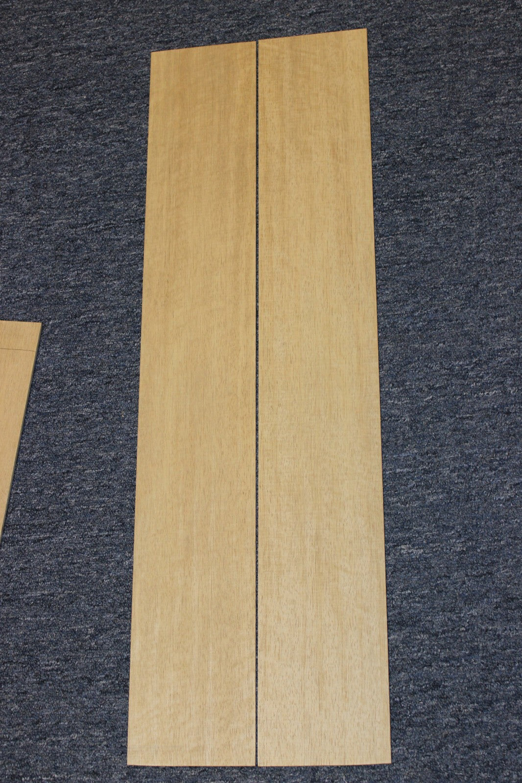 Quarter sawn white limba / korina acoustic back and side set. Dread size