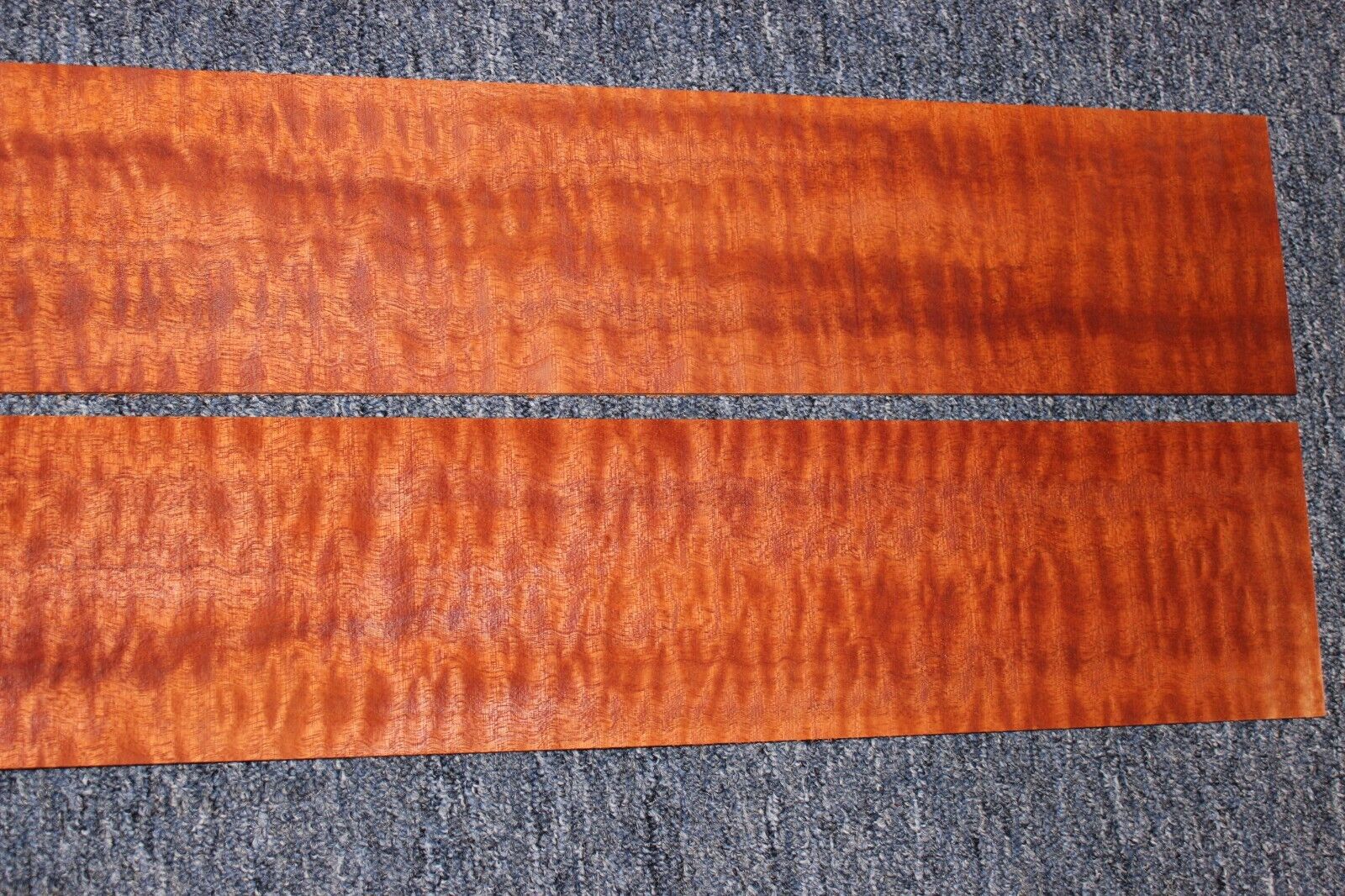Quilted sapele mahogany dreadnought back and side set. Master grade, stunning!
