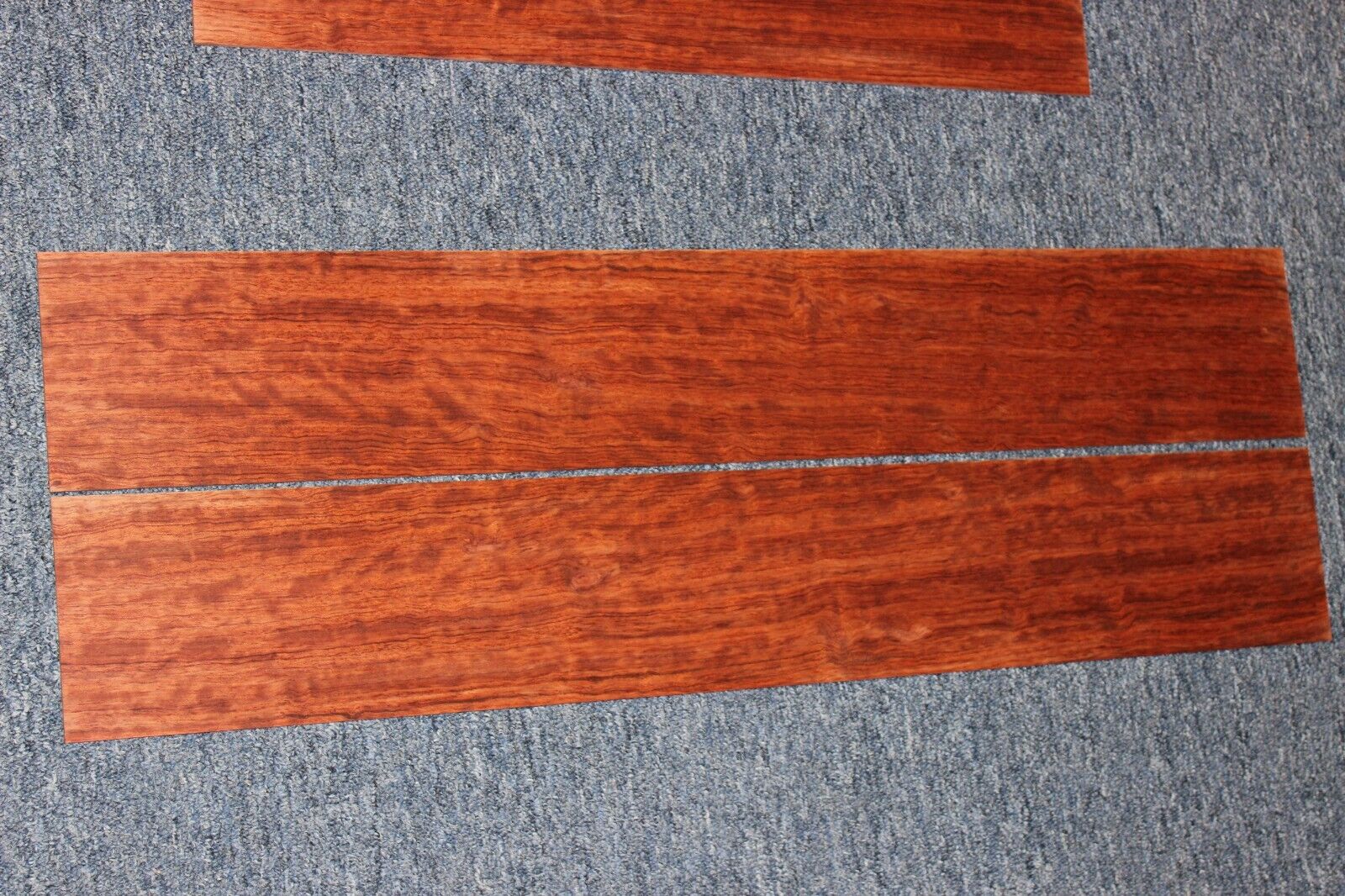 Figured bubinga dreadnought acoustic guitar back & side set. Fantastic color.