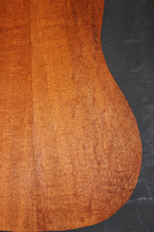 Figured genuine mahogany guitar back and side set.