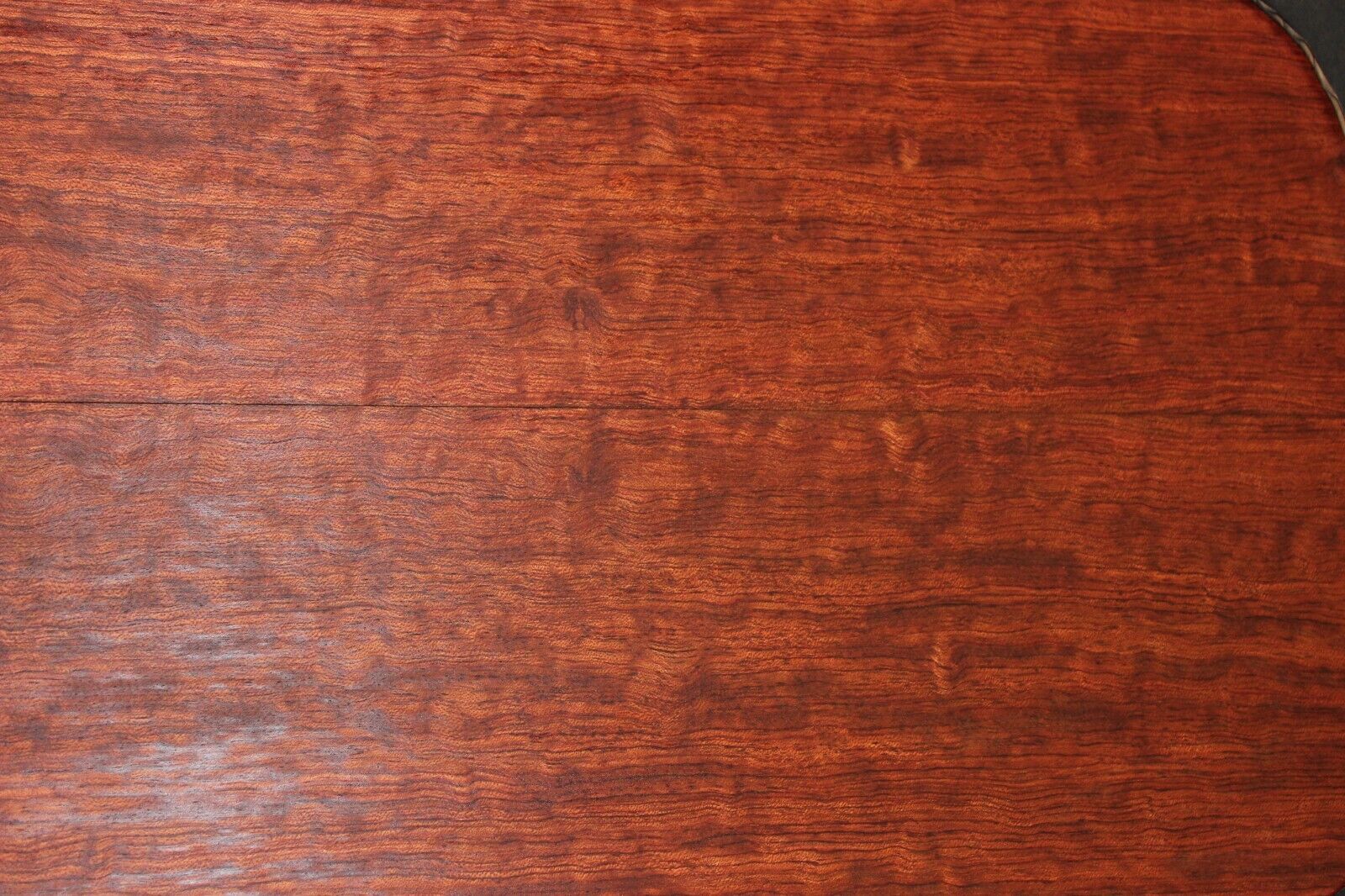 Figured bubinga dreadnought acoustic guitar back & side set. Fantastic color.