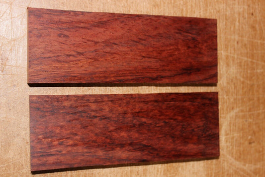 Figured Bubinga knife scale, gun grip.  5.5  X 2 X 3/8"