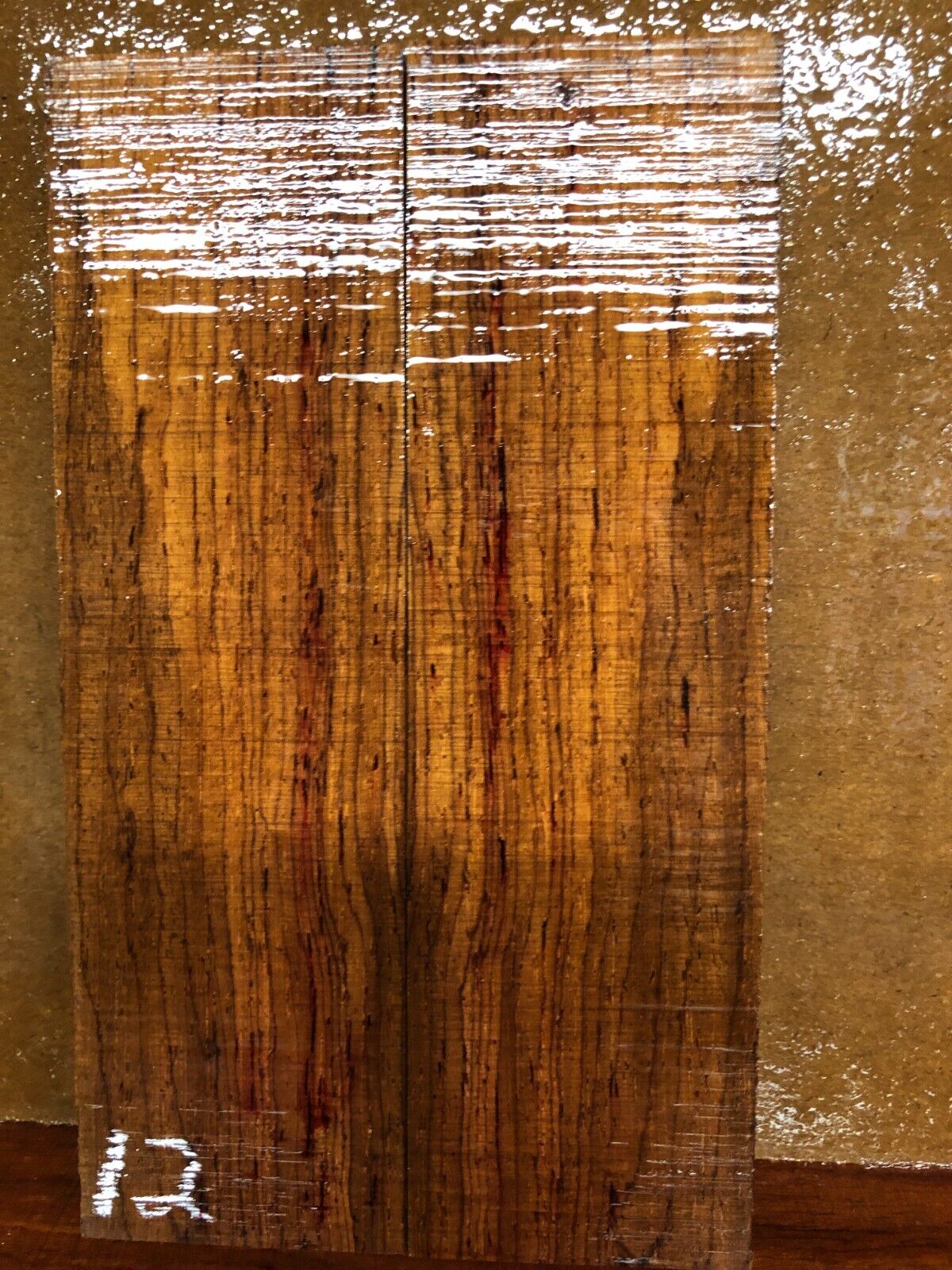 Cocobolo knife scale, gun grip.  6 X 1.75 X 0.42" you pick the set you want.