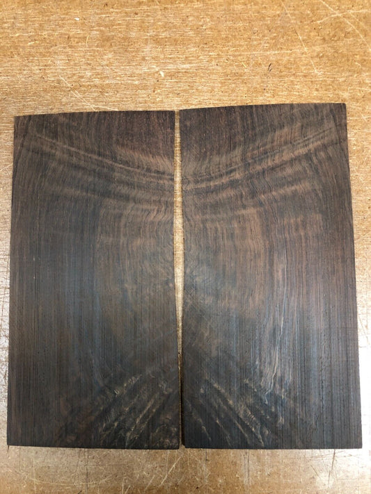 Rosewood head stock veneers. 8.25 X 4 X 0.131" Book matched set, highly figured