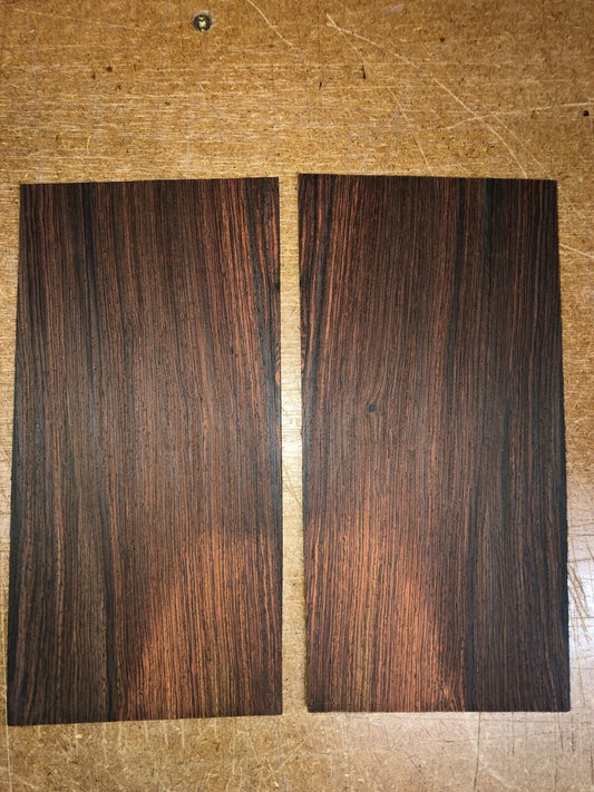 Rosewood head stock veneers. 8.5 X 4.125 X 0.160" Book matched set, quarter sawn