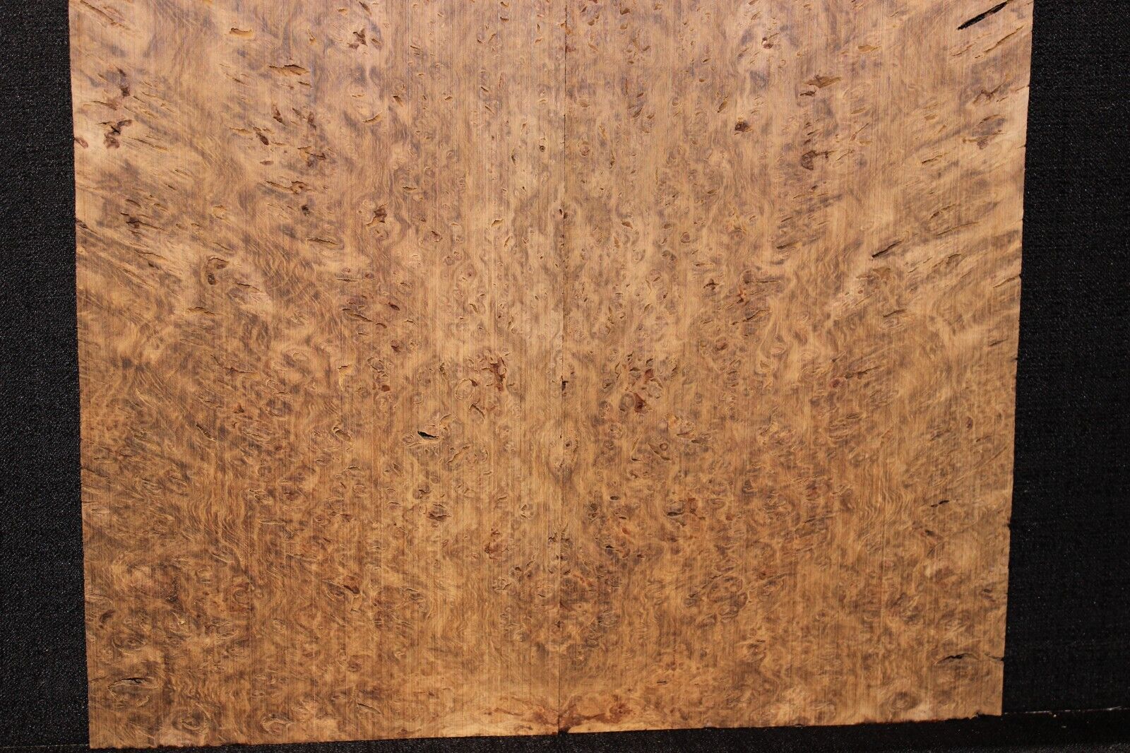 Smoked Scottish oak burl book matched guitar top.  Personal stash piece.