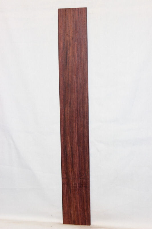 Madagascar rosewood guitar fingerboard blank. Quarter sawn, vibrant color.