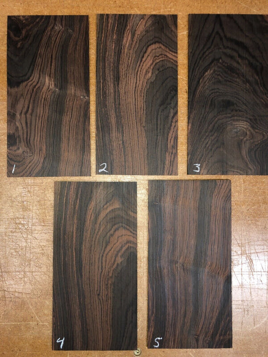 Rosewood head stock veneers. 8 X 4 X 0.140". Sold individually