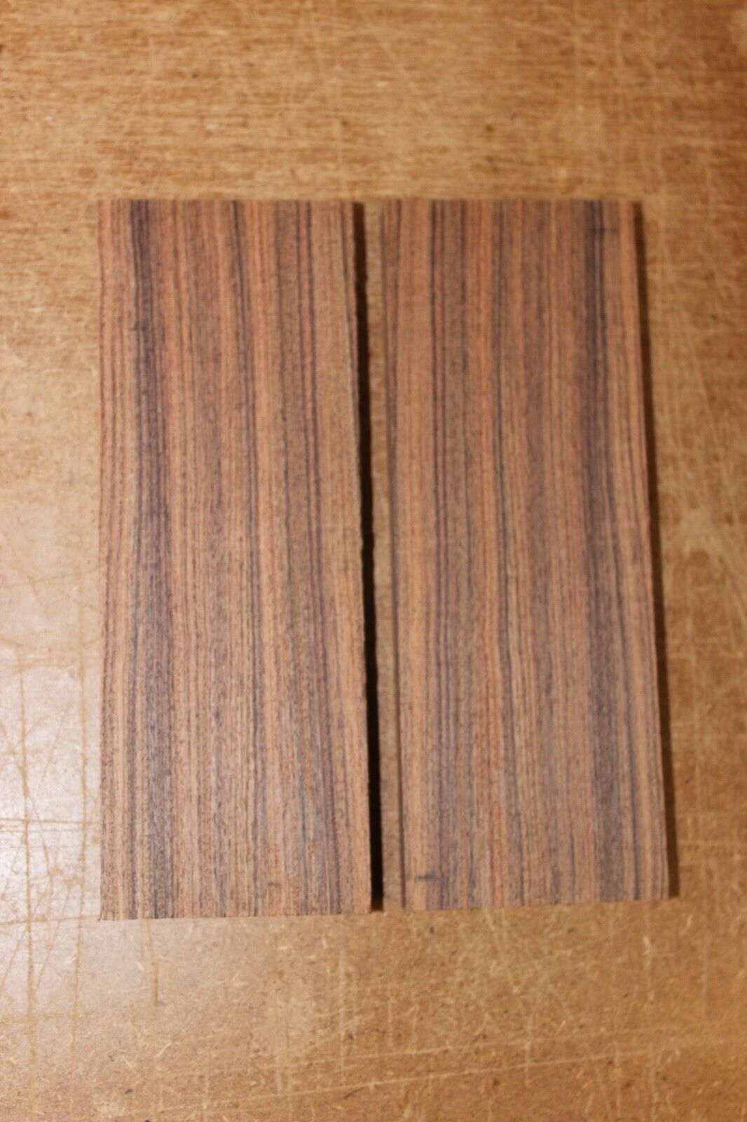 Pau ferro AKA Bolivian rosewood  knife scale, gun grip.  5.5  X 2 X 3/8"