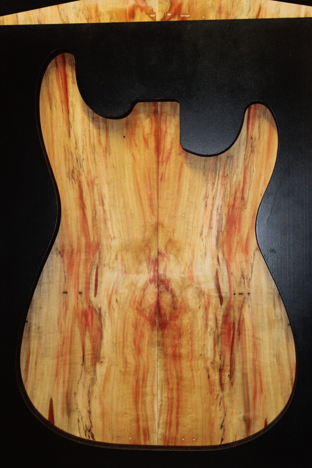Figured box elder maple book matched guitar top. Stunning set