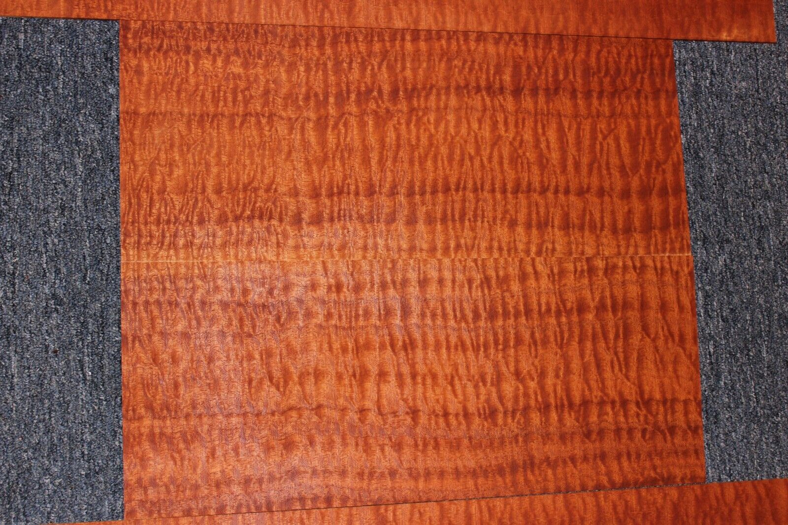 Quilted sapele mahogany dreadnought back and side set. Master grade, stunning!