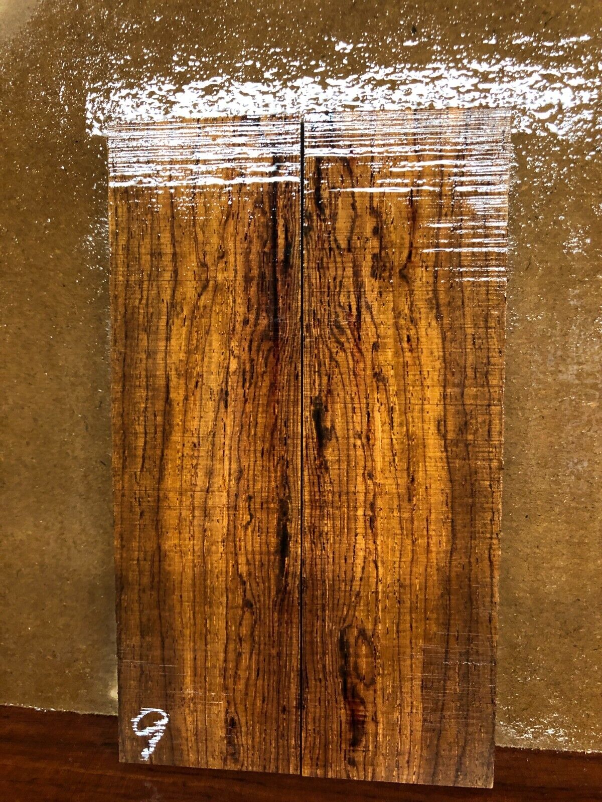 Cocobolo knife scale, gun grip.  6 X 1.75 X 0.42" you pick the set you want.