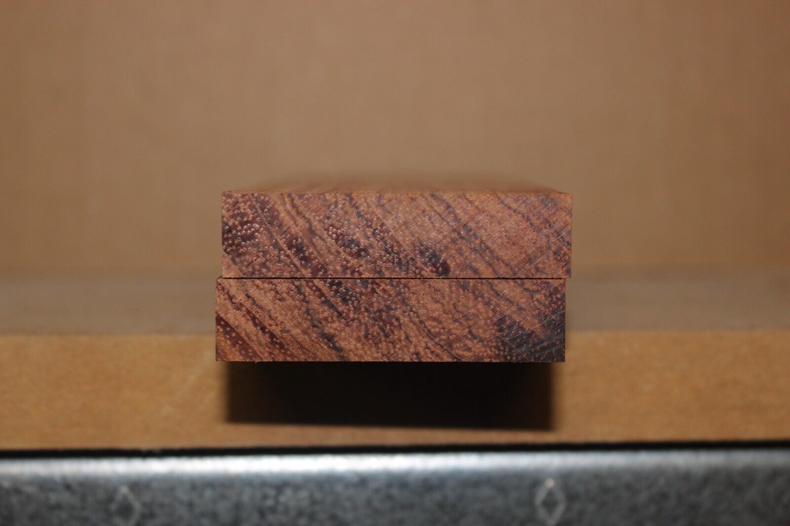 Bubinga knife scale, gun grip.  6  X 2 X 7/16"
